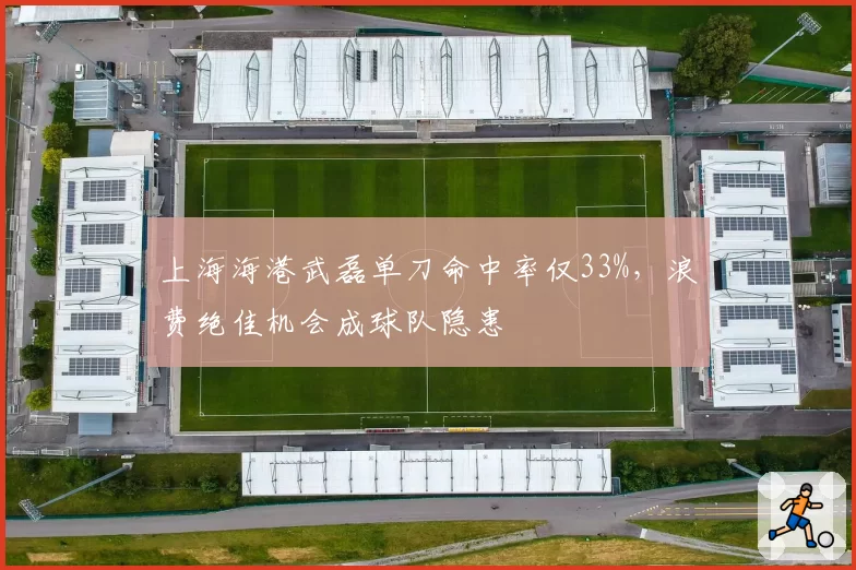 上海海港武磊单刀命中率仅33%,浪费绝佳机会成球队隐患