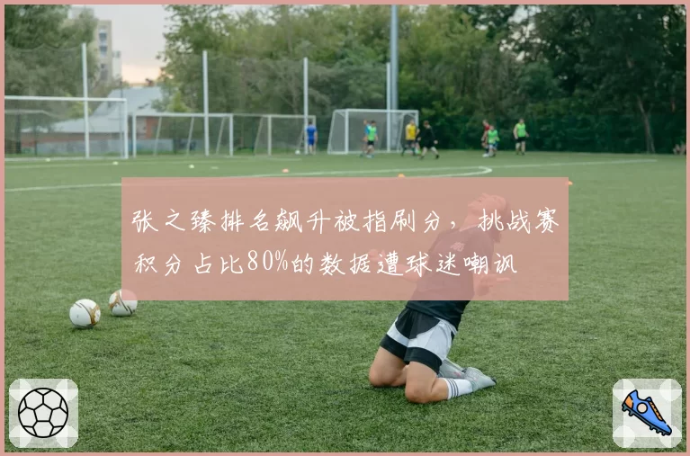 张之臻排名飙升被指刷分，挑战赛积分占比80%的数据遭球迷嘲讽